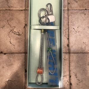 Off-White Rubber Industrial Keychain (Retail $270)